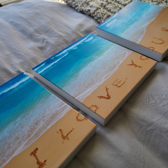 "I Love You" 3-piece wall art - Picture 3 of 6